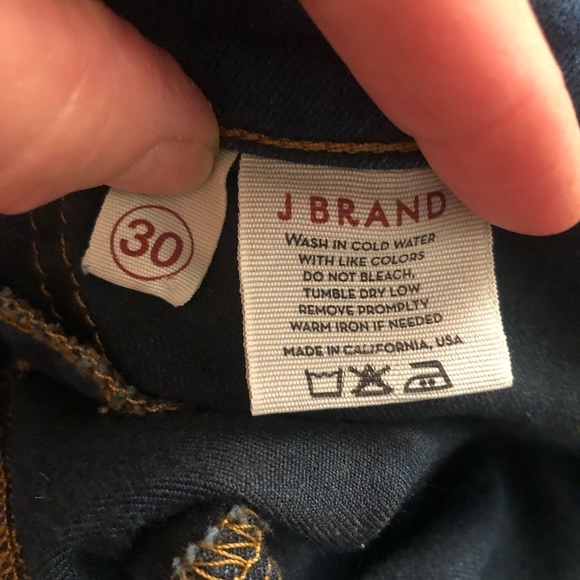 J BRAND size 30 blue jeans Jegging style “ELECTRIC “lightweight - Picture 8 of 14
